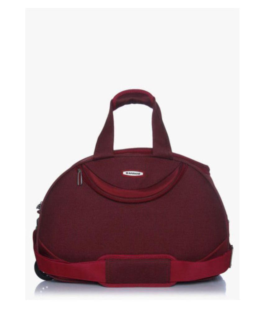 Aristocrat Burgundy Solid Duffle Bag Buy Aristocrat Burgundy Solid