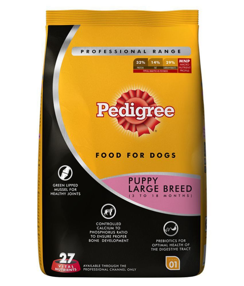 Pedigree Professional Large Breed Dog Food 1.2 kg Dry Puppy Chicken