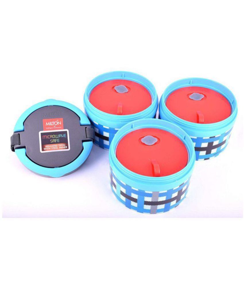 Milton Multicolour Virgin Plastic Lunch Box Buy Online at Best Price
