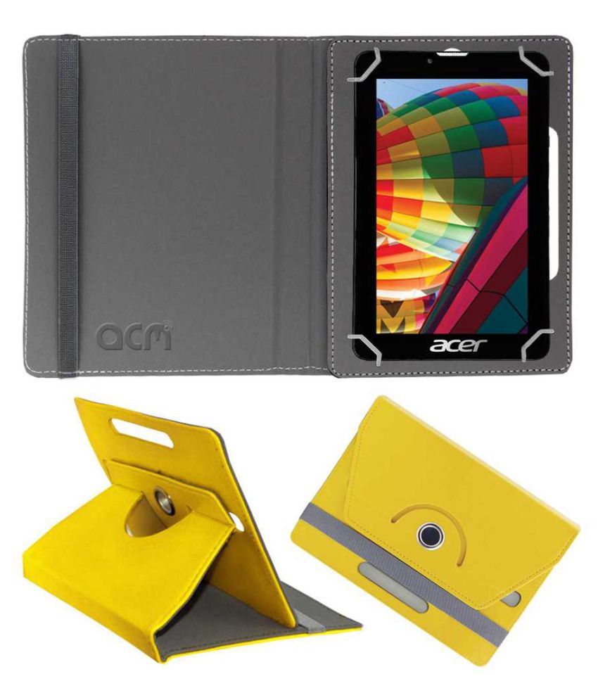 Acer Iconia One 7 Flip Cover By ACM Yellow - Cases ...