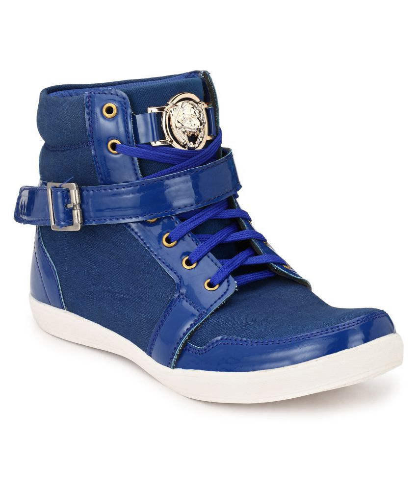     			Eego Italy Blue Casual Boot