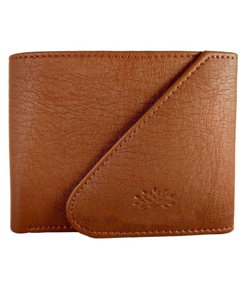     			WENZEST Leather Tan Formal Short Wallet