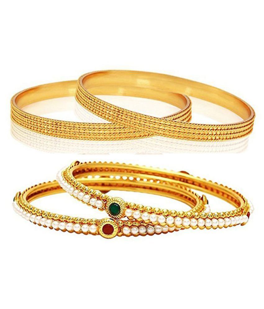     			YouBella Fashion Jewellery Stylish Bangles Combo for Girls and Women