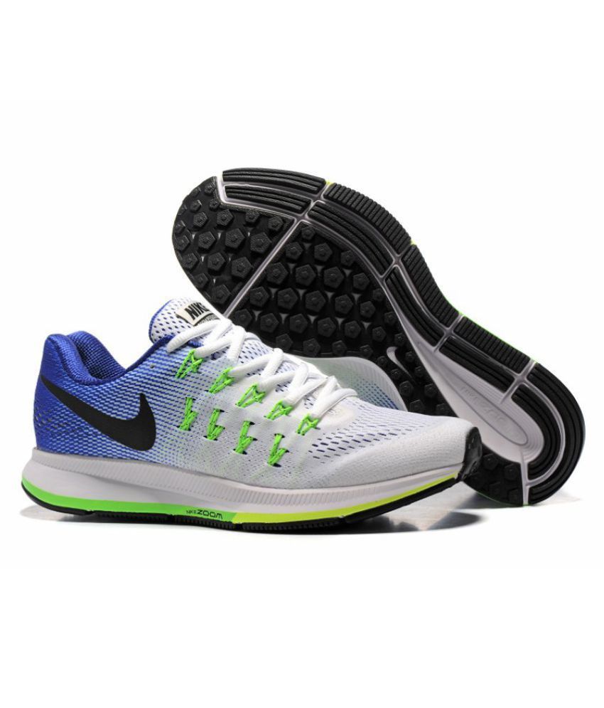 nike zoom pegasus 33 white blue
