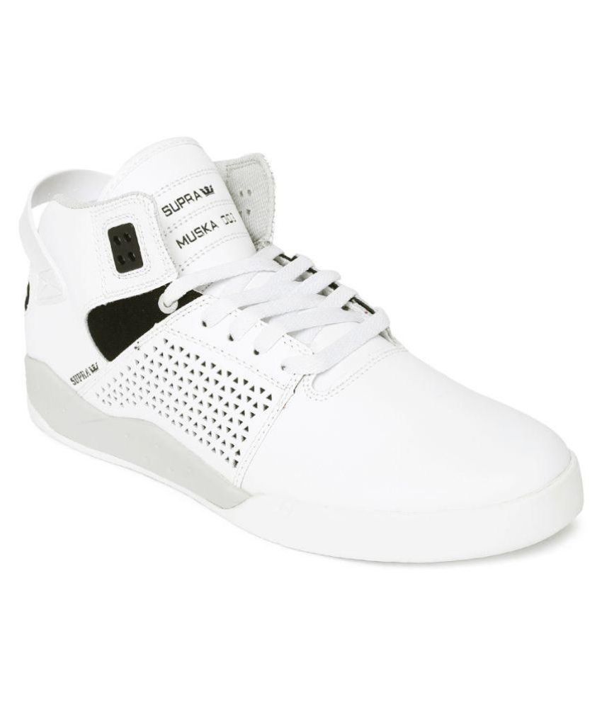 Download Supra Sneakers White Casual Shoes - Buy Supra Sneakers ...