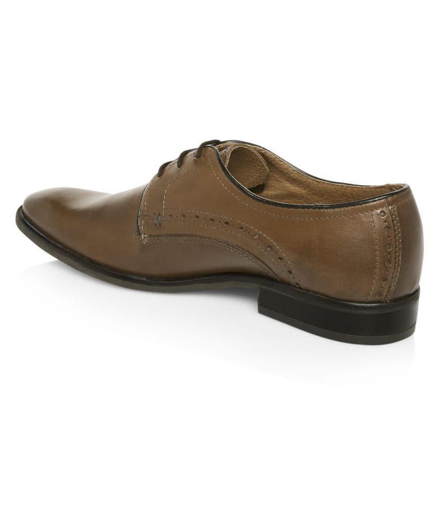 Venturini Derby Genuine Leather Formal Shoes Price in India- Buy ...