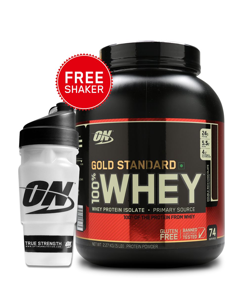 Optimum Nutrition (ON) 100% Whey Gold Standard - 5 lbs Optimum Nutrition (ON) 100% Whey Gold Standard - 5 lbs