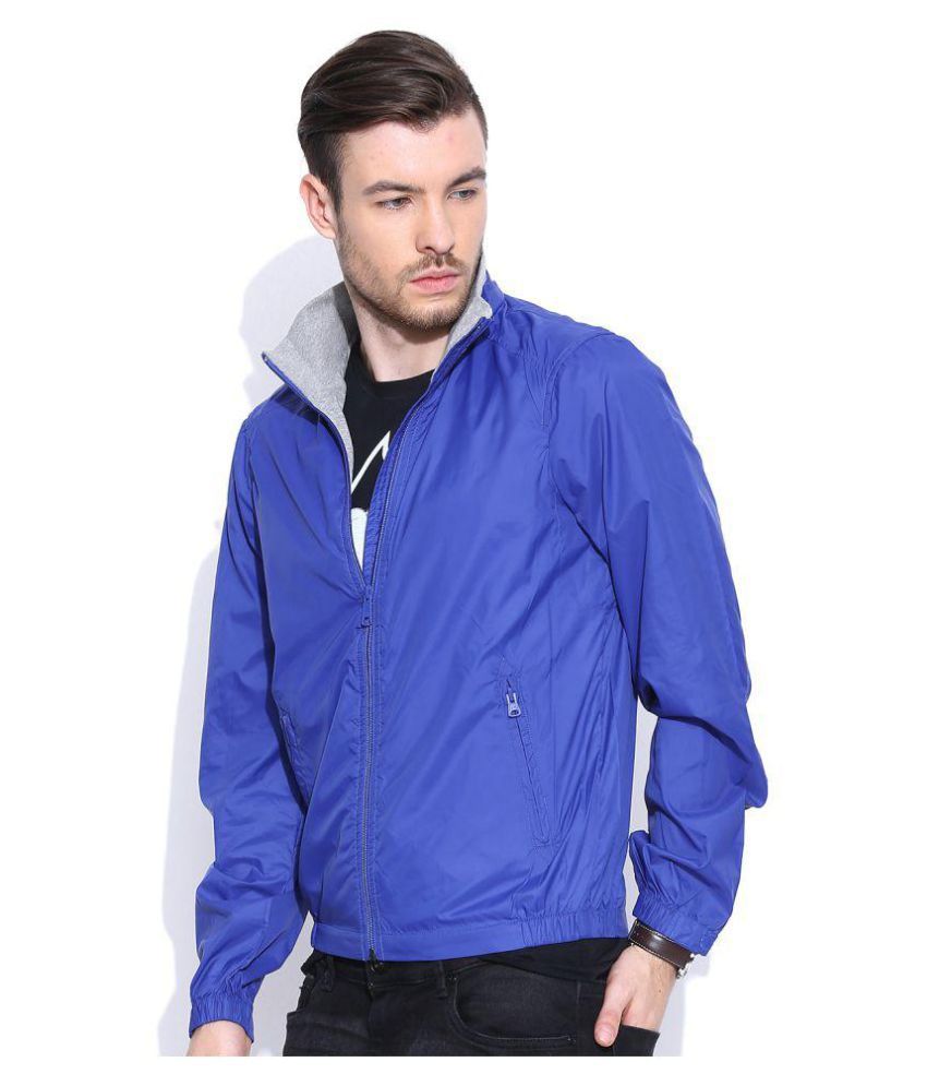 United Colors of Benetton Blue Casual Jacket - Buy United Colors of ...