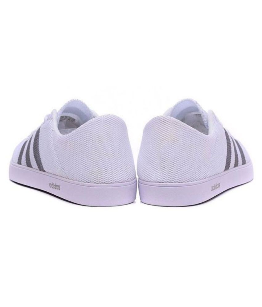 adidas neo white casual shoes