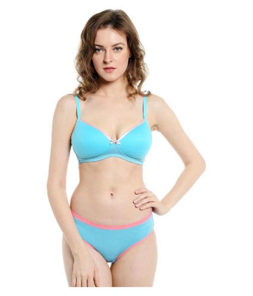 Buy SOIE Cotton Bra and Panty Set Online at Best Prices in India Snapdeal