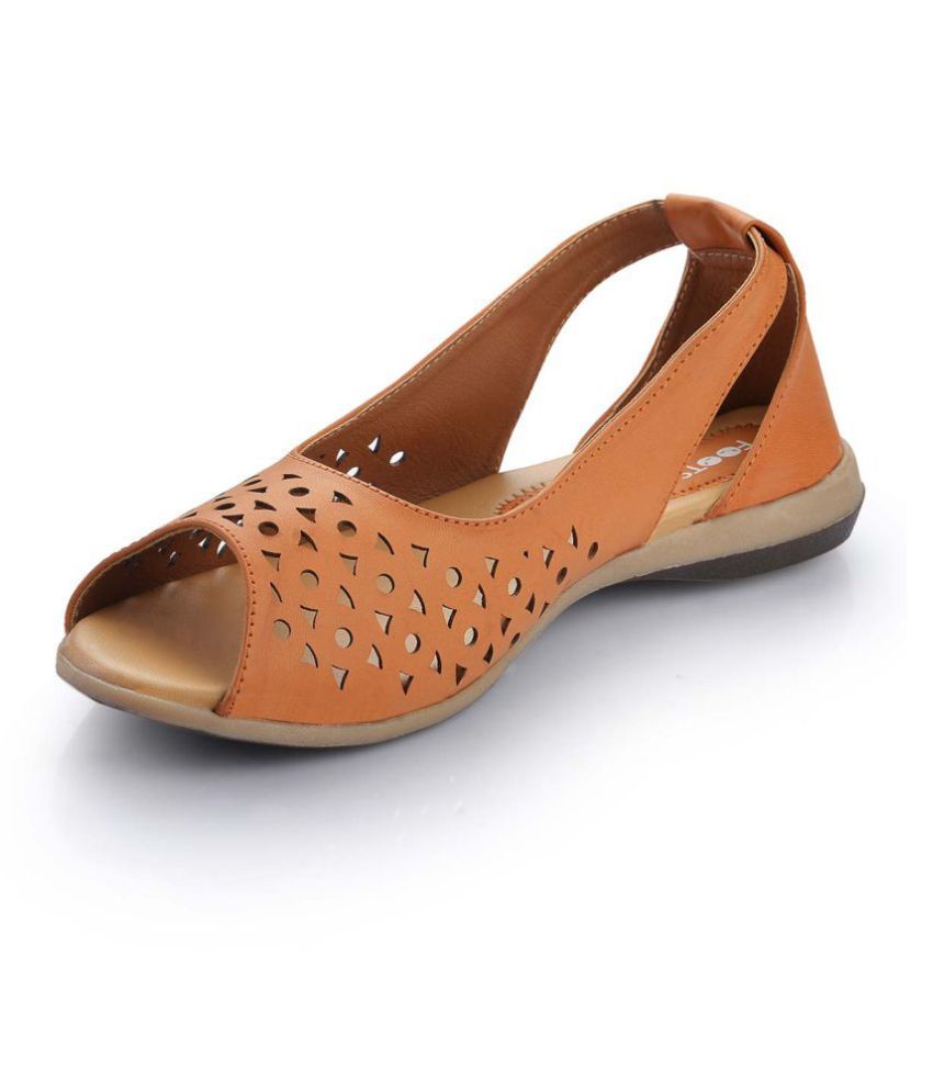office tan flats