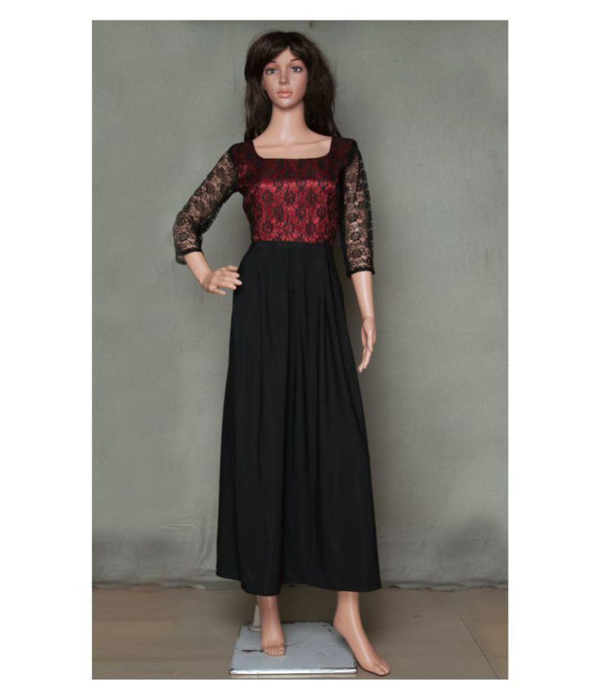 stylish net gown