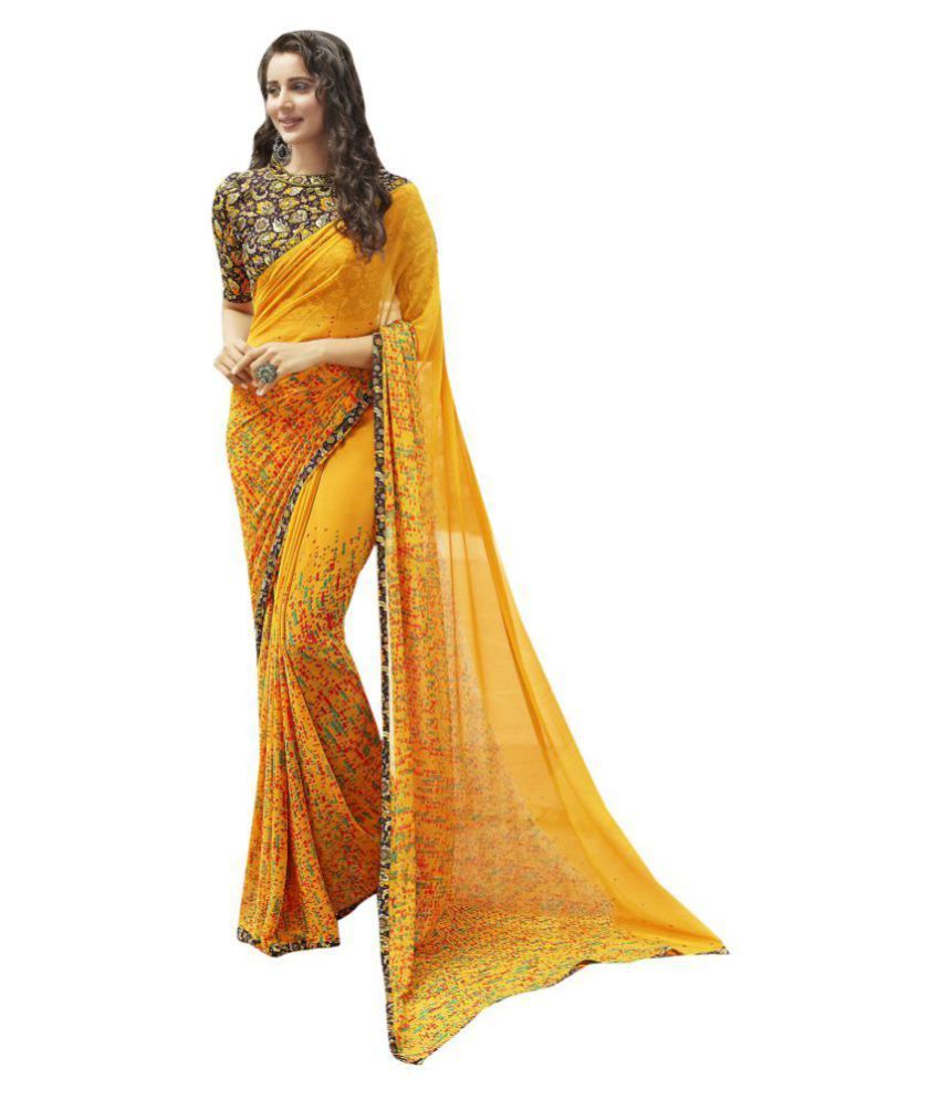 party wear sarees snapdeal