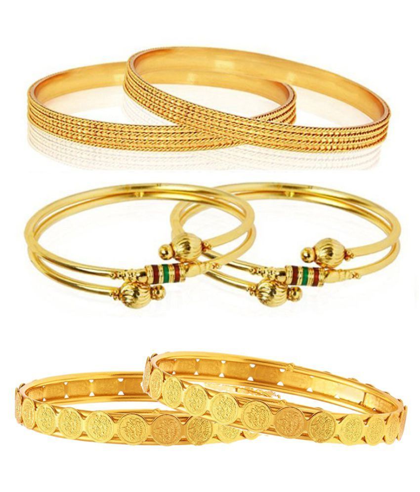     			YouBella Fashion Jewellery Stylish Bangles Combo for Girls and Women