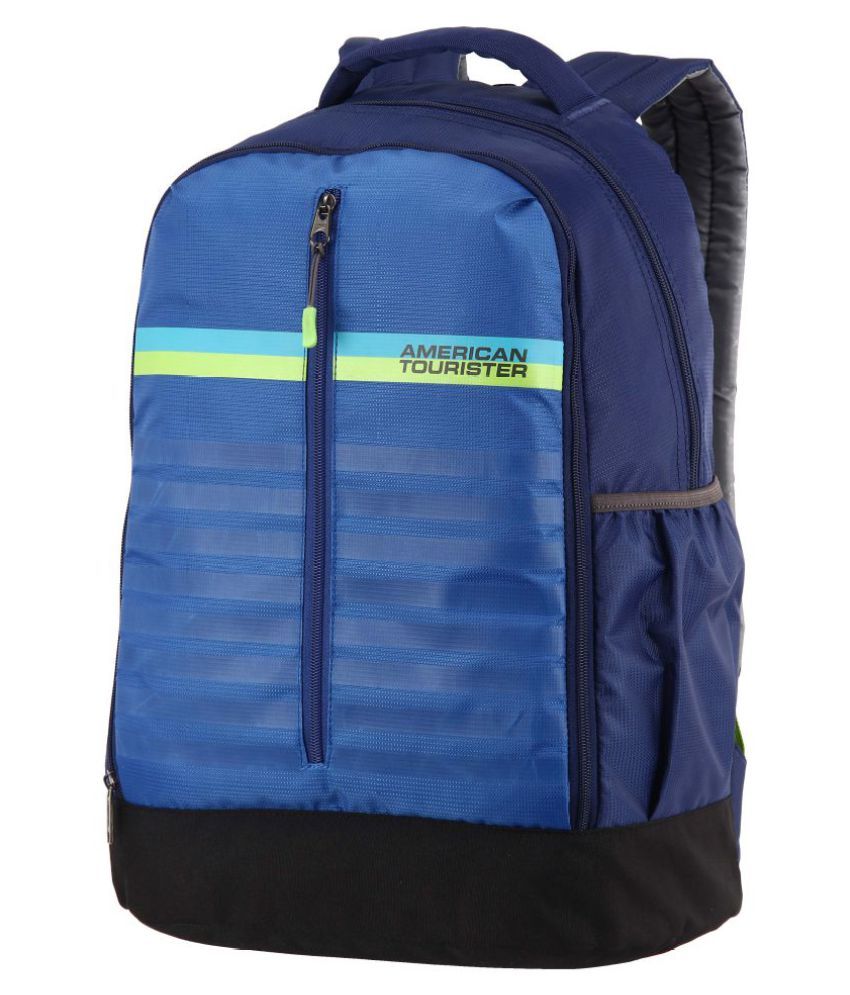 American Tourister BLUE PING Backpack - Buy American Tourister BLUE ...