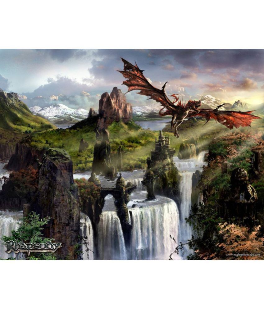 MAHALAXMI ART & CRAFT music rhapsody dragon castle hd Wall Poster