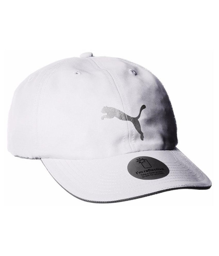 Puma White Plain Unisex Cotton Caps - Buy Online @ Rs. | Snapdeal