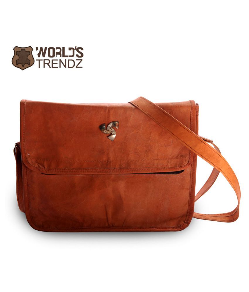 side leather bag online