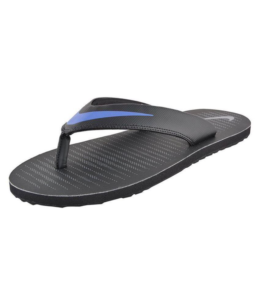 nike black thong flip flop