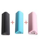Callmate GECKO Set Of 3 2600 -mAh Li-Ion Power Bank Blue