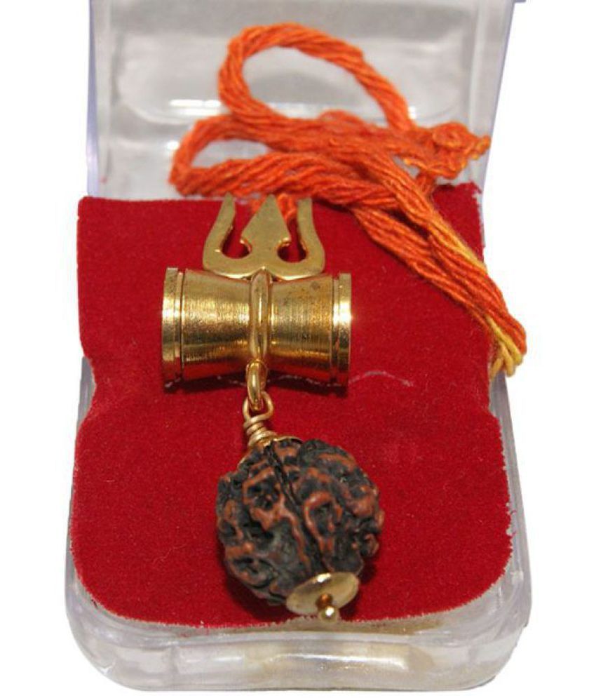     			SHIV SHAKTI KAWACH PENDANT WITH RUDRAKSHA