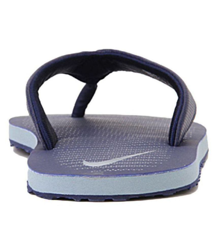 nike slippers navy blue