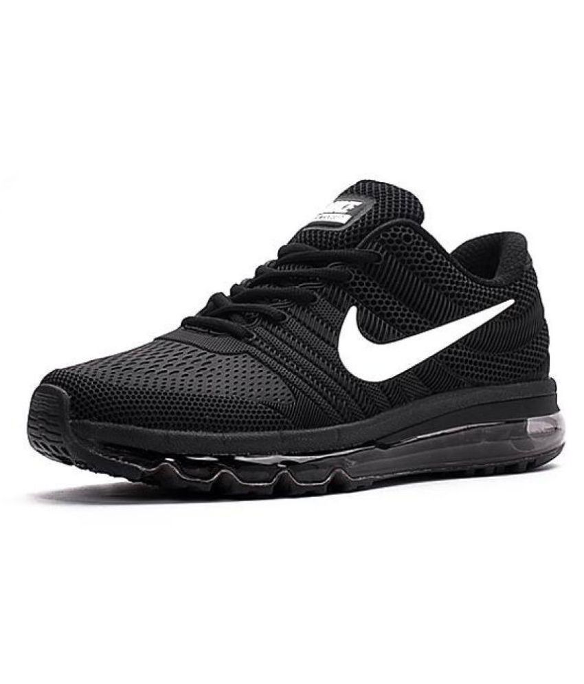 Nike AIR MAX 2017 Black Running Shoes 
