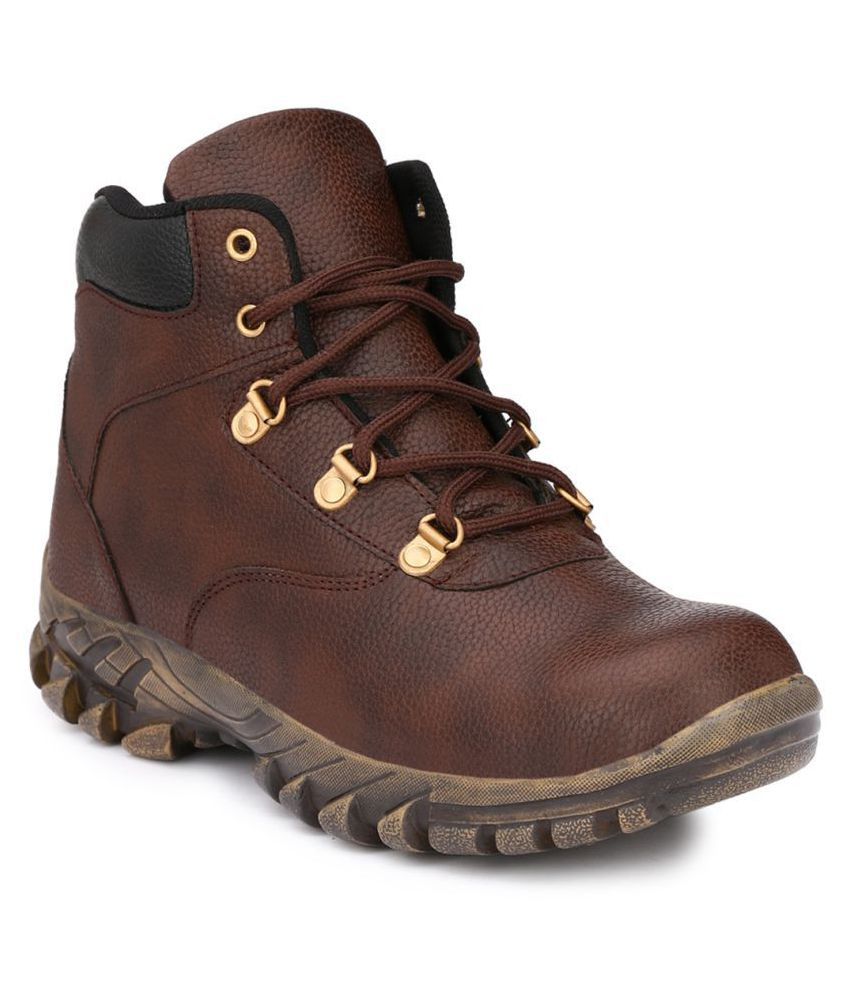 Eego Italy Brown Safety shoes - Buy 