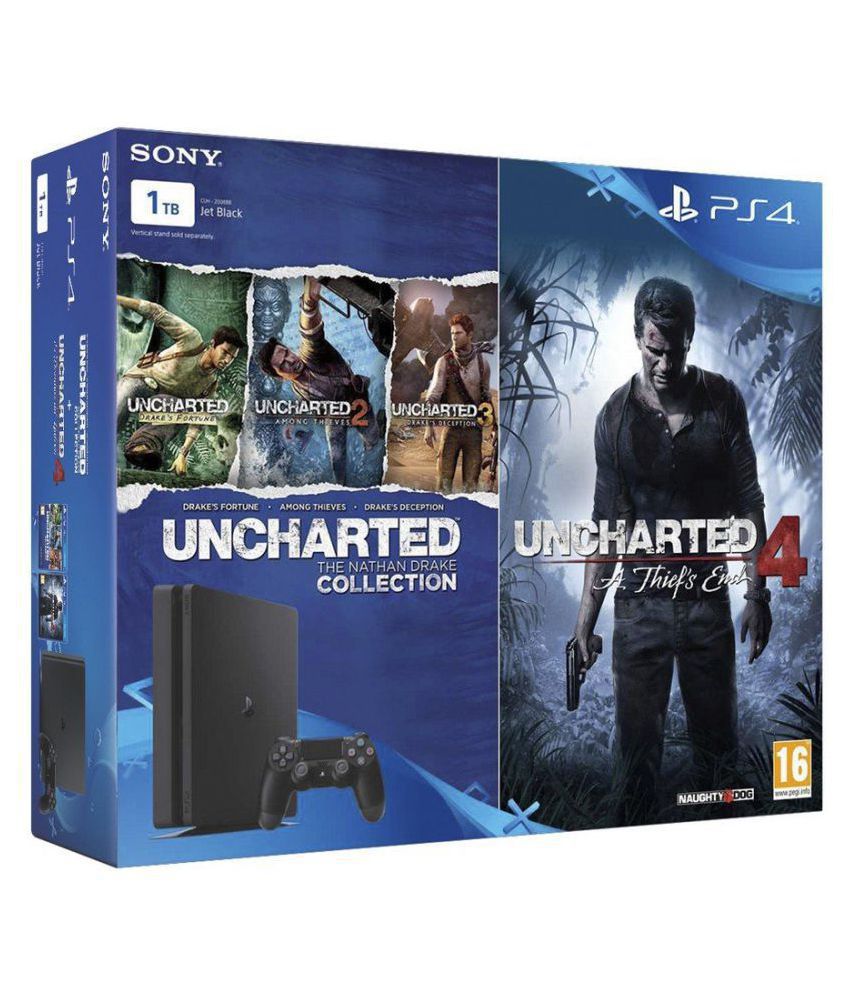 Buy Sony Playstation 4 1TB Console ( Uncharted 4 & Uncharted