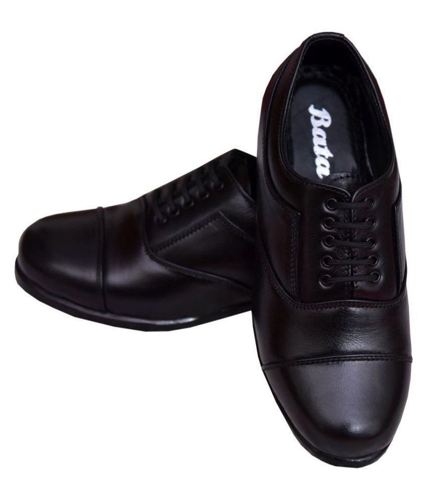 bata shoes black price