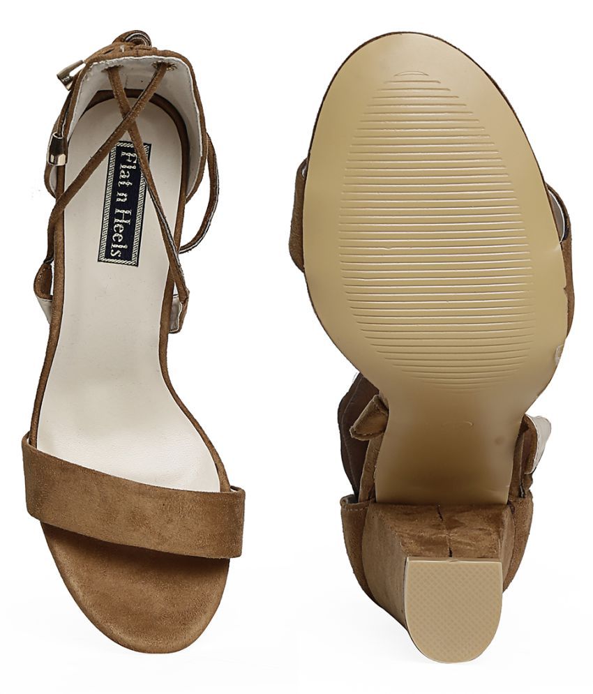 tan pumps flat