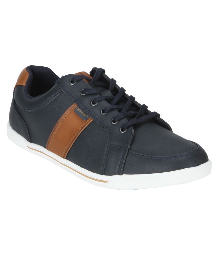 red tape men navy sneakers
