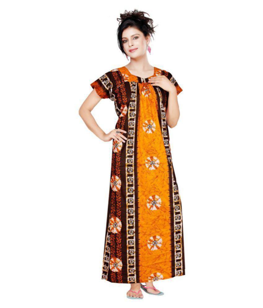 indian cotton night gowns