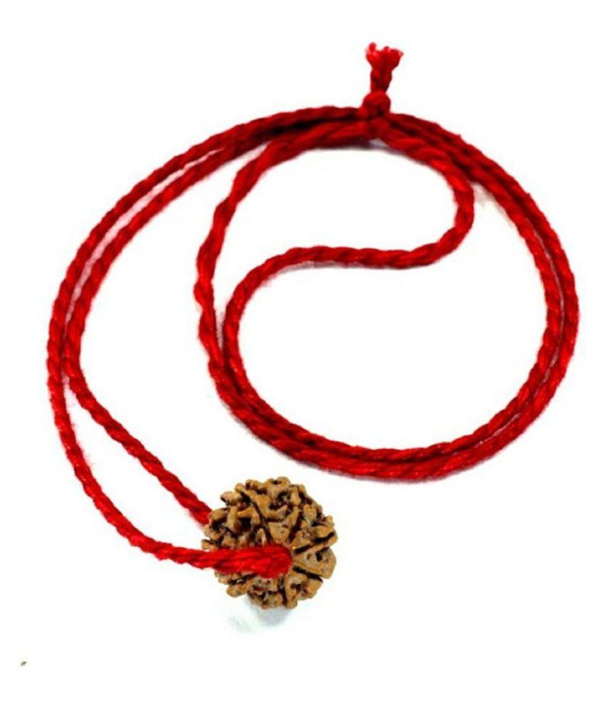     			Shivoham 4 Mukhi Rudraksha Red Silk Dori 4 Face Rudraksha