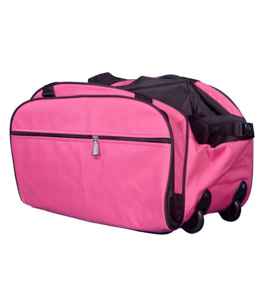 Download N Choice Pink Solid Duffle Bag - Buy N Choice Pink Solid ...