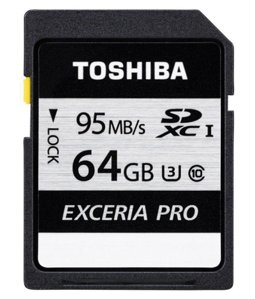     			Toshiba SDXC UHS-I CARD 64 GB SDHC Pro mbps