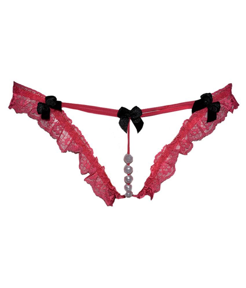 Buy Velvet Dreams Lace Crotchless Panties Online at Best Prices in
