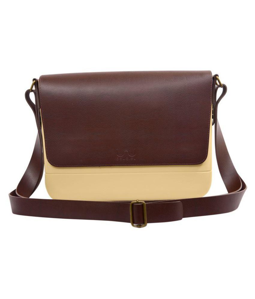 Doubleu Bag Messenger Bag Beige Synthetic Casual Messenger Bag Buy