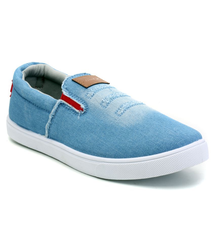 sparx loafers blue