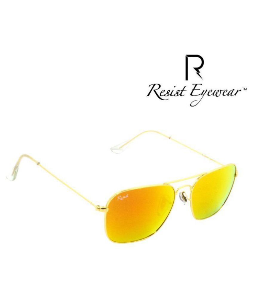 Resist Orange Square Sunglasses Re Sq R03 Buy Resist Orange Square Sunglasses Re Sq R03 