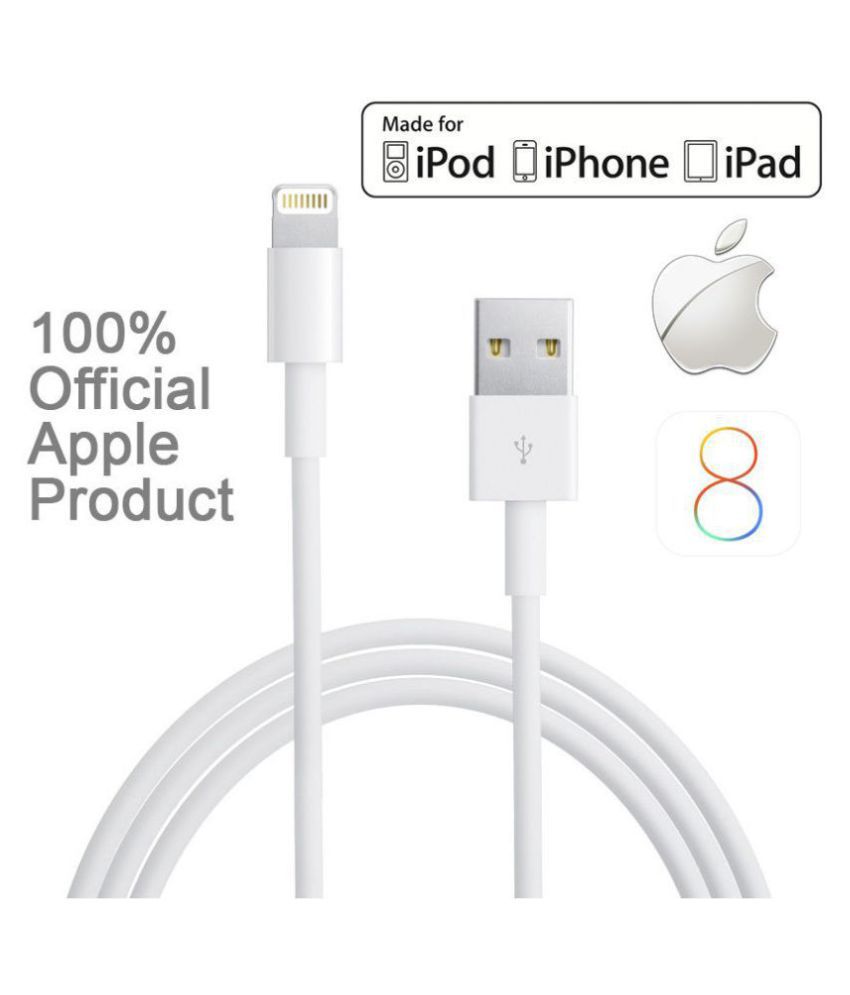     			Apple USB Data Cable White - 0.3 Meter