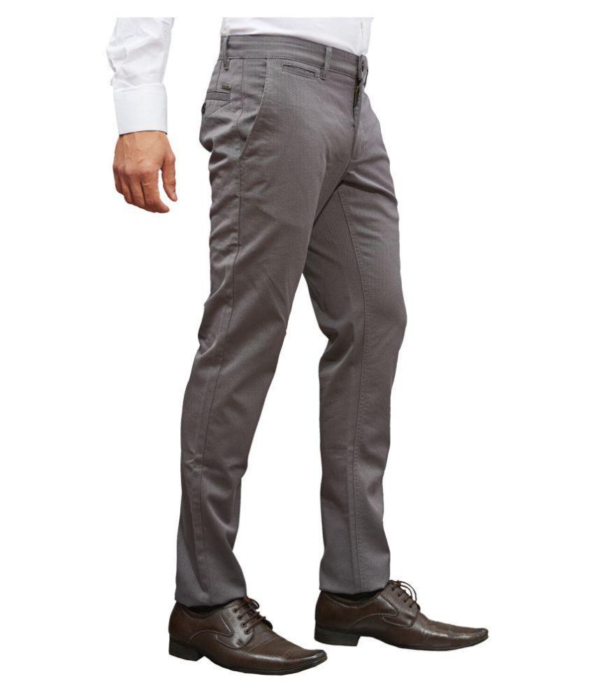 mens grey slim fit trousers