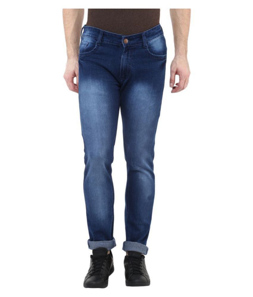 Urbano Fashion Blue Slim Jeans - Buy Urbano Fashion Blue Slim Jeans ...