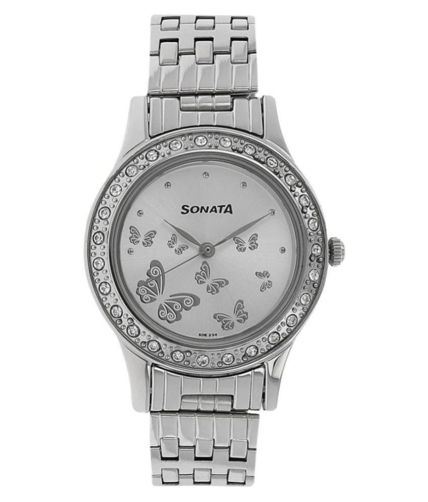 sonata women analonge watche (8123sm01) Price in India Buy sonata women analonge watche
