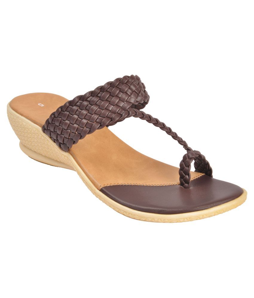 WeDeshi Brown Flats Price in India Buy WeDeshi Brown Flats Online at
