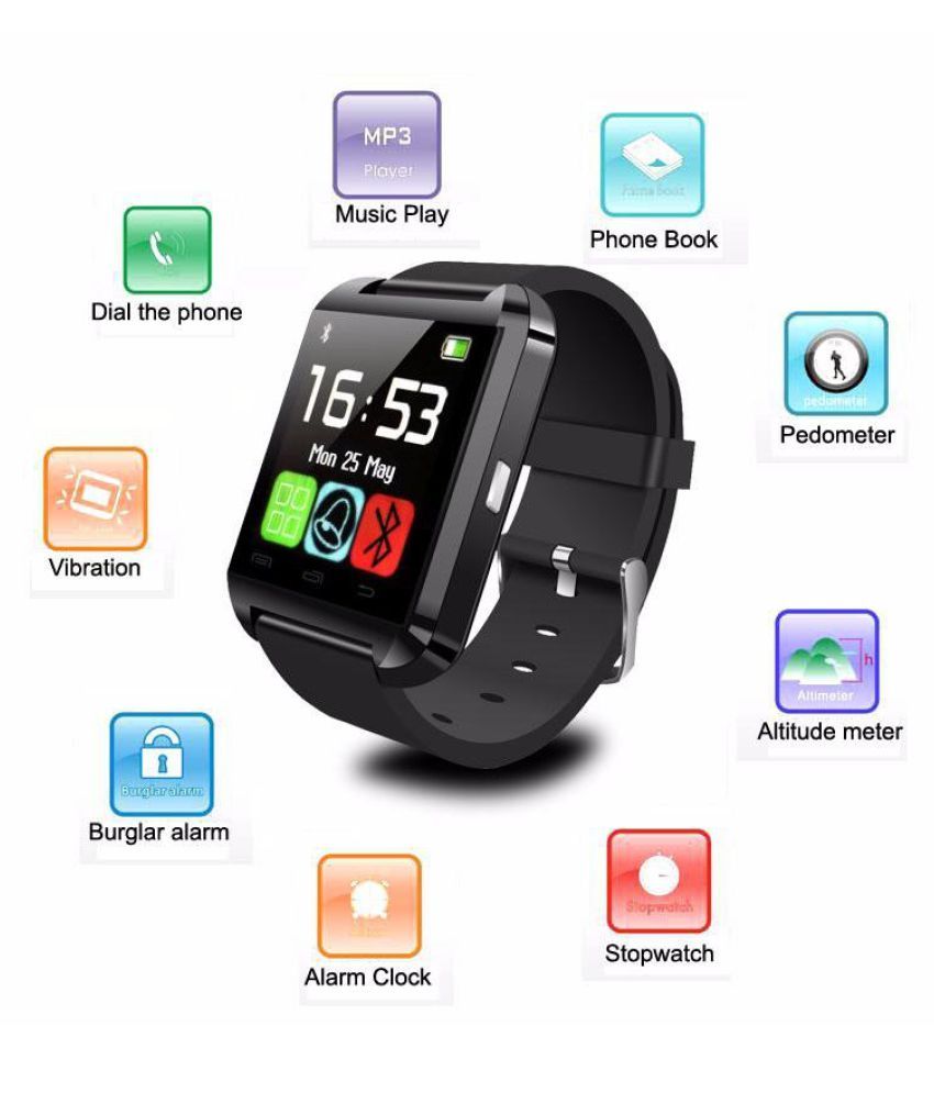 bt notification u8 smartwatch