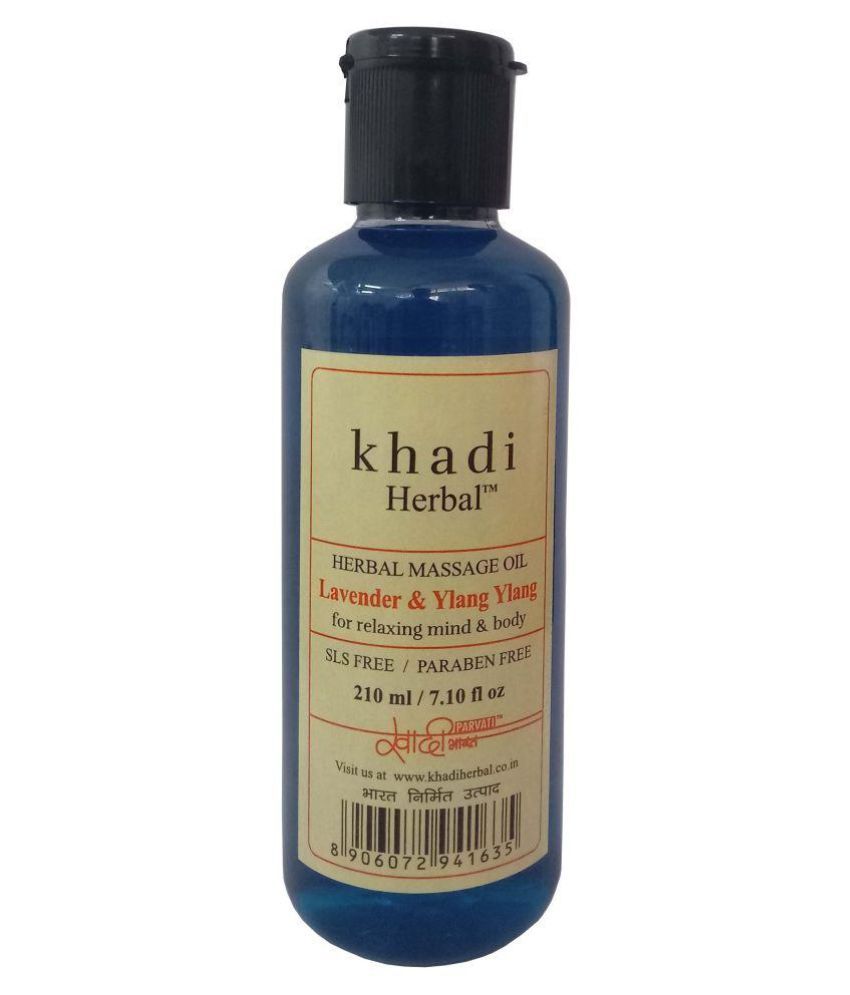     			Khadi Herbal Lavender&Ylang Ylang (SLS & Paraben Free) Massage oil 210 ml