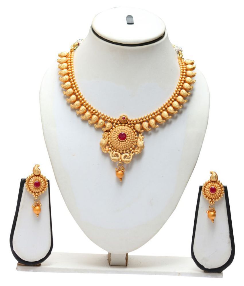 fancy necklace set with price