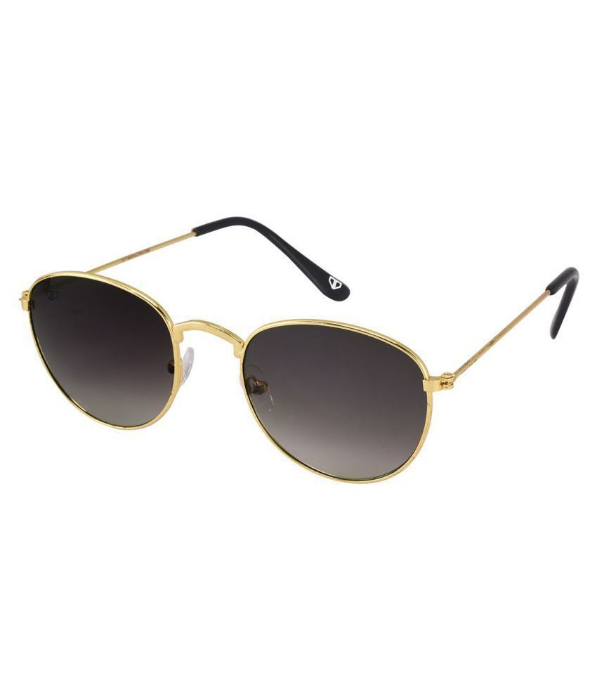     			Walrus Black Oval Sunglasses ( WS-RYL-III-020606D )