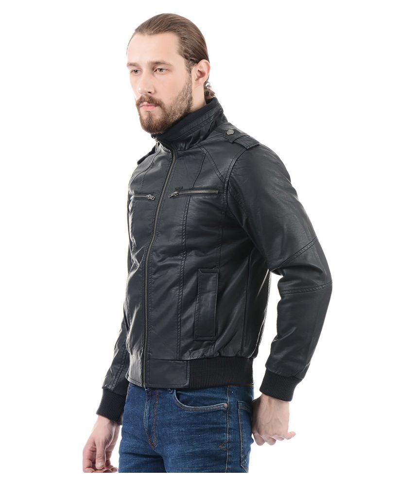 Flying Machine Black Casual Jacket - Buy Flying Machine Black Casual ...